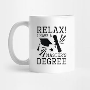 Relax Master’s Degree Mug